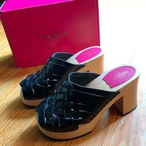 Swedish Hasbeens Clog Monika Black
